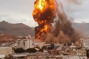 Muertos y heridos por bombardeos de Israel en Yemen