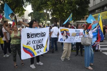 Unión Europea celebra regreso de María Corina Machado a Venezuela y exige elecciones libres